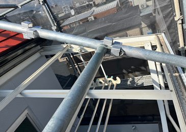 旭区大宮にて、波板交換。 施工写真(2)