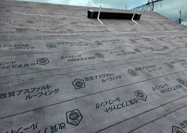 下地を新設してからの板金屋根を葺き替え 施工写真(2)