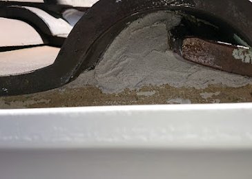 大阪市旭区にて、雨漏り修理。棟南蛮漆喰の新設工事、谷の入れ替え工事。 施工写真(1)